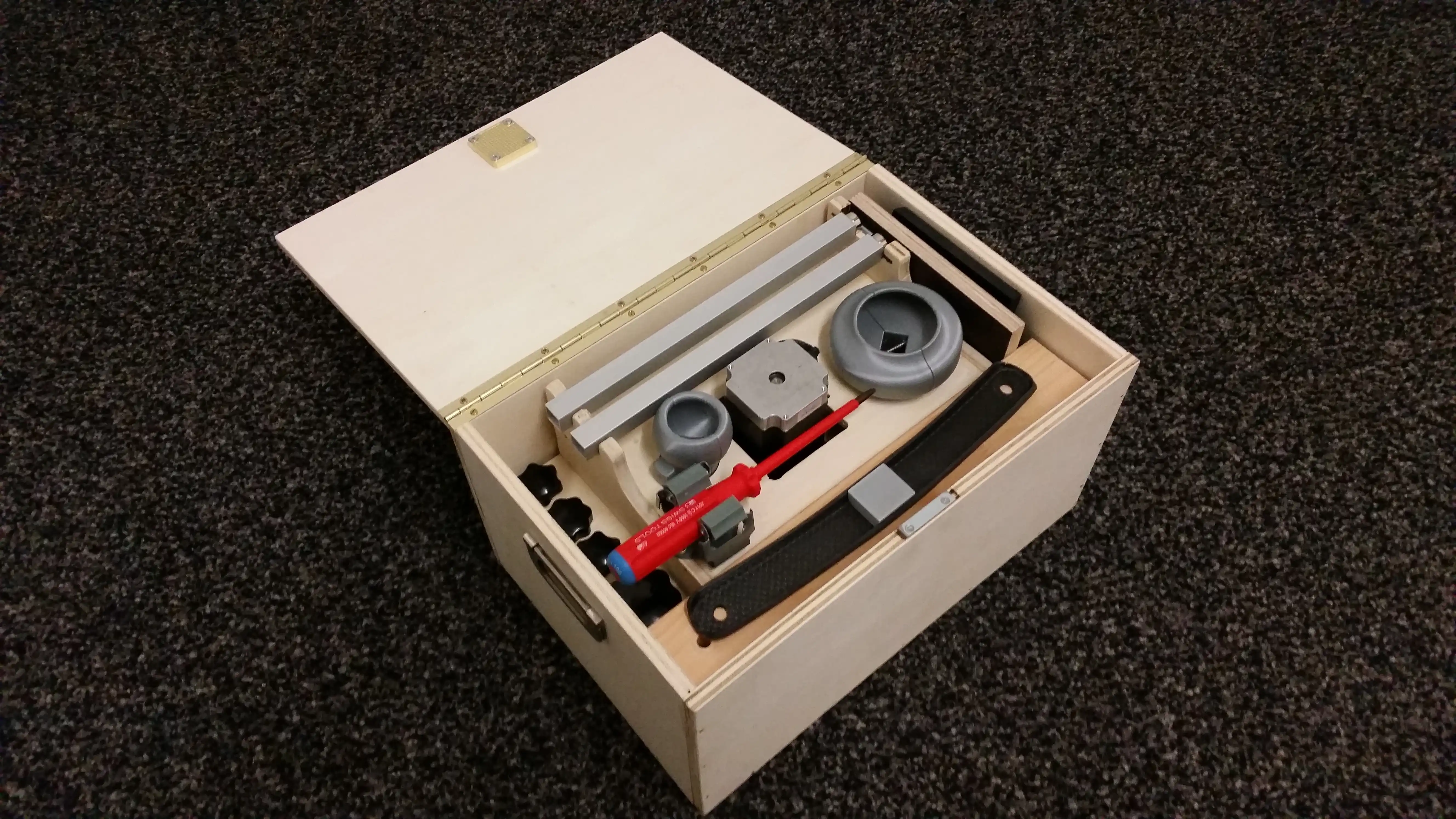LM42P custom wooden storage box