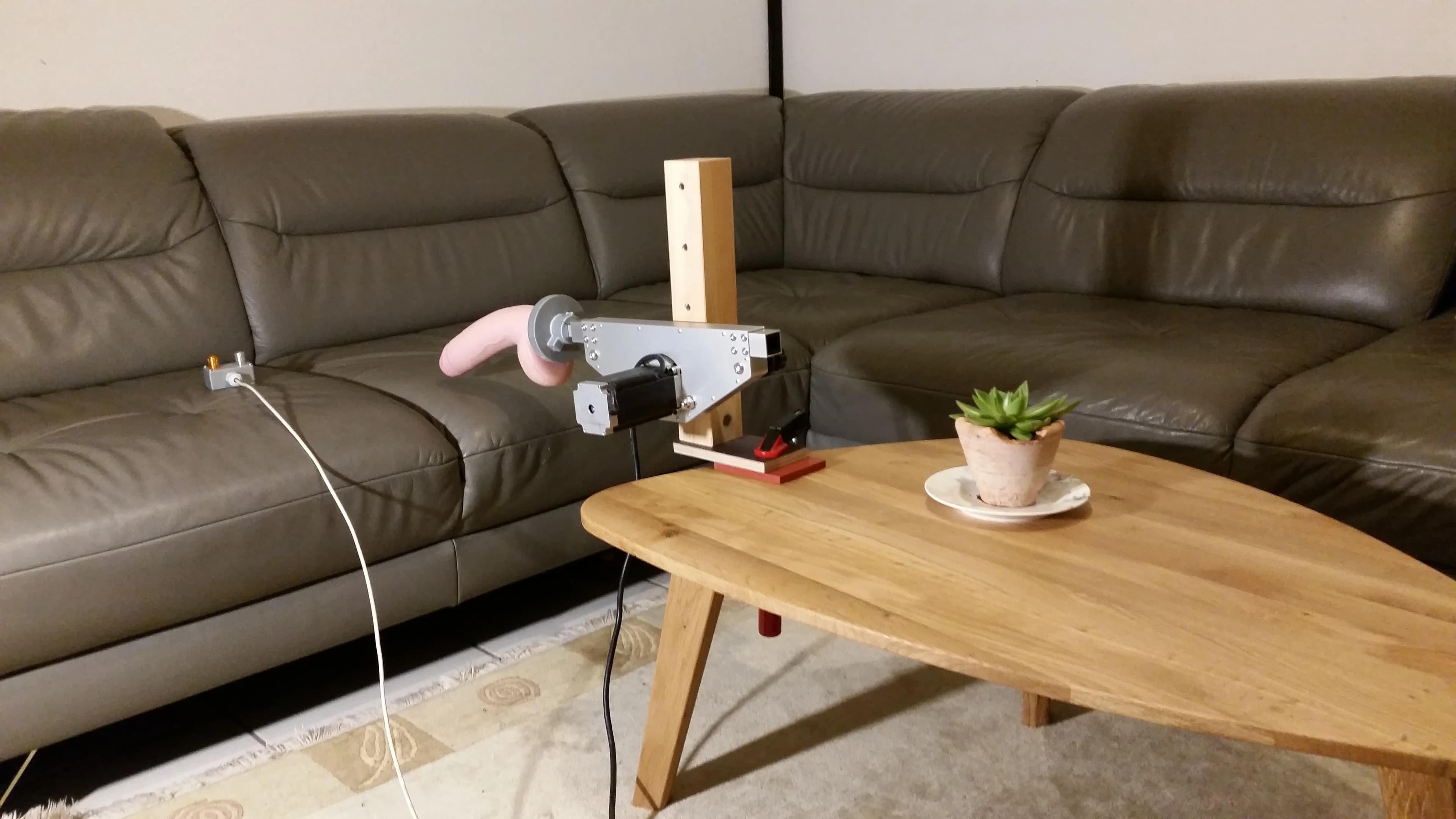 LM42P M1 Grey Behind Coffee Table