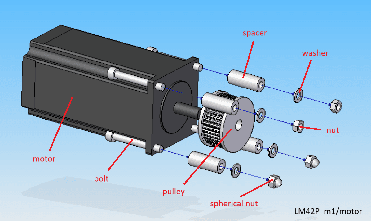Motor Module exploded view